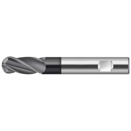 Metric Solid Carbide Ball-nose Copy Milling Cutters, MC416-12.0W4L-WJ3